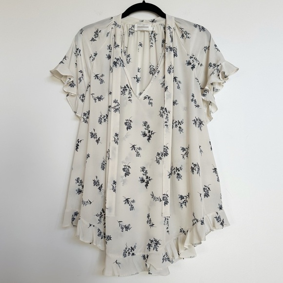 Zimmermann 100% Silk Floral Blouse - Picture 1 of 6